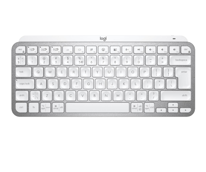 Klawiatura LOGITECH Klawiatura bezprzewodowa MX Keys Mini 920-010499 jasnoszara